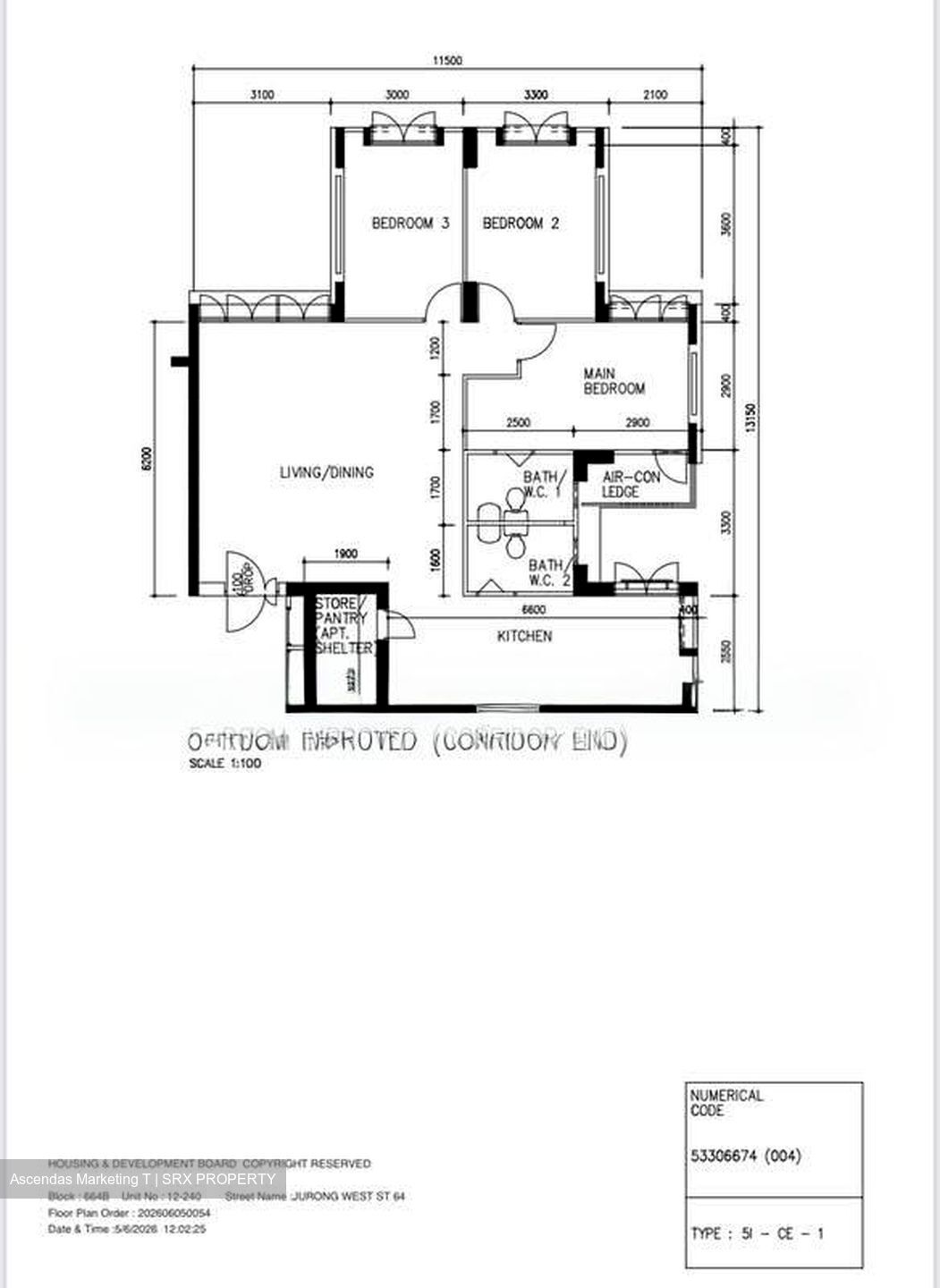 Blk 664B Jurong West Street 64 (Jurong West), HDB 5 Rooms #564126991